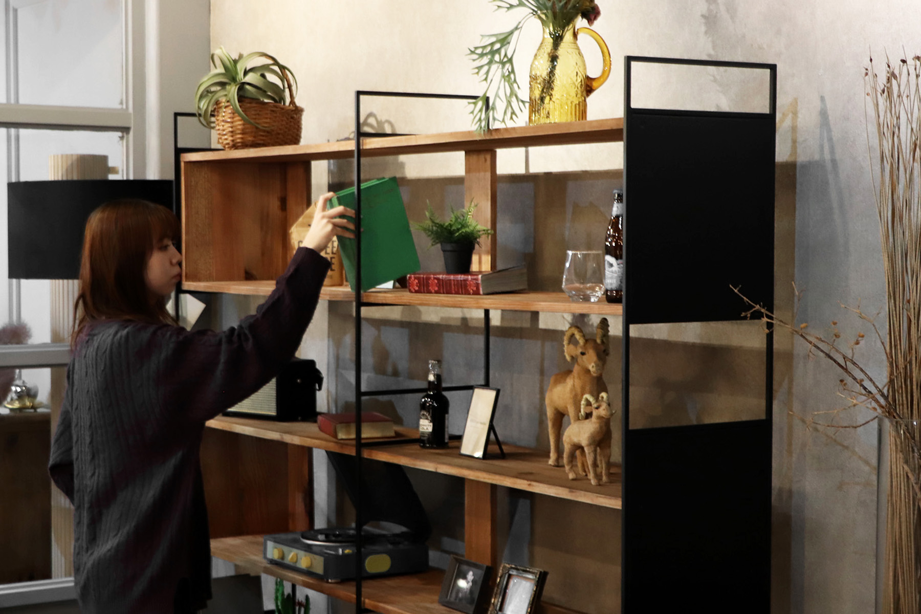 間仕切りとしても使えるサイズ感