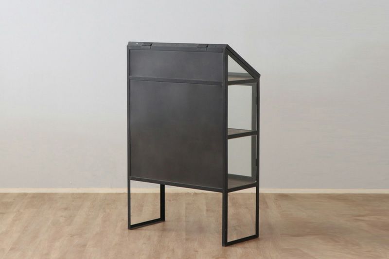 マカロニ UP 146 Macaroni Cabinet (BK)(SV) | UP TOWN FURNITURE
