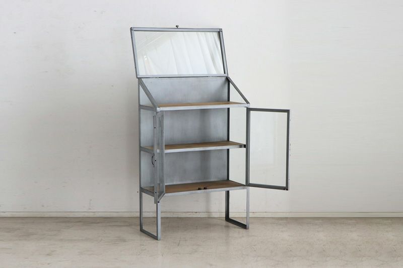 マカロニ UP 146 Macaroni Cabinet (BK)(SV) | UP TOWN FURNITURE